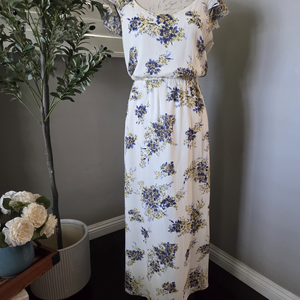 Floral Print Maxi Dress